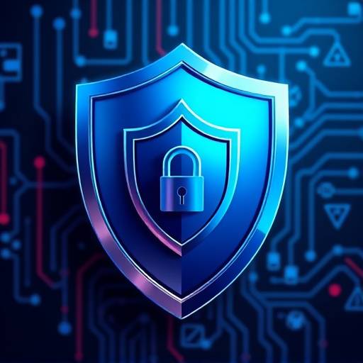 Immagine stilizzata di uno scudo che protegge i dati