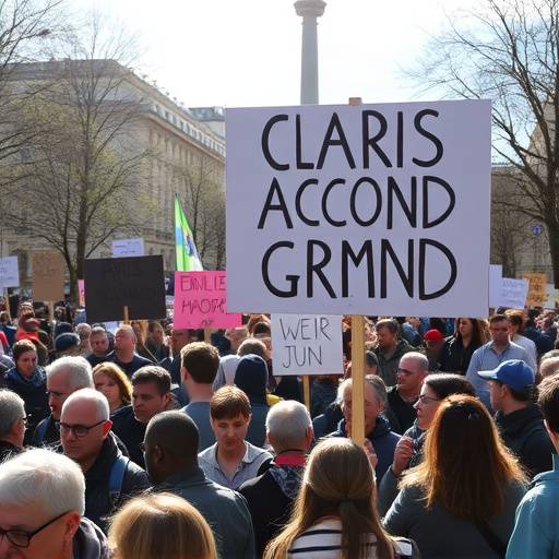 Manifestazione a Parigi a sostegno dell'accordo sul clima